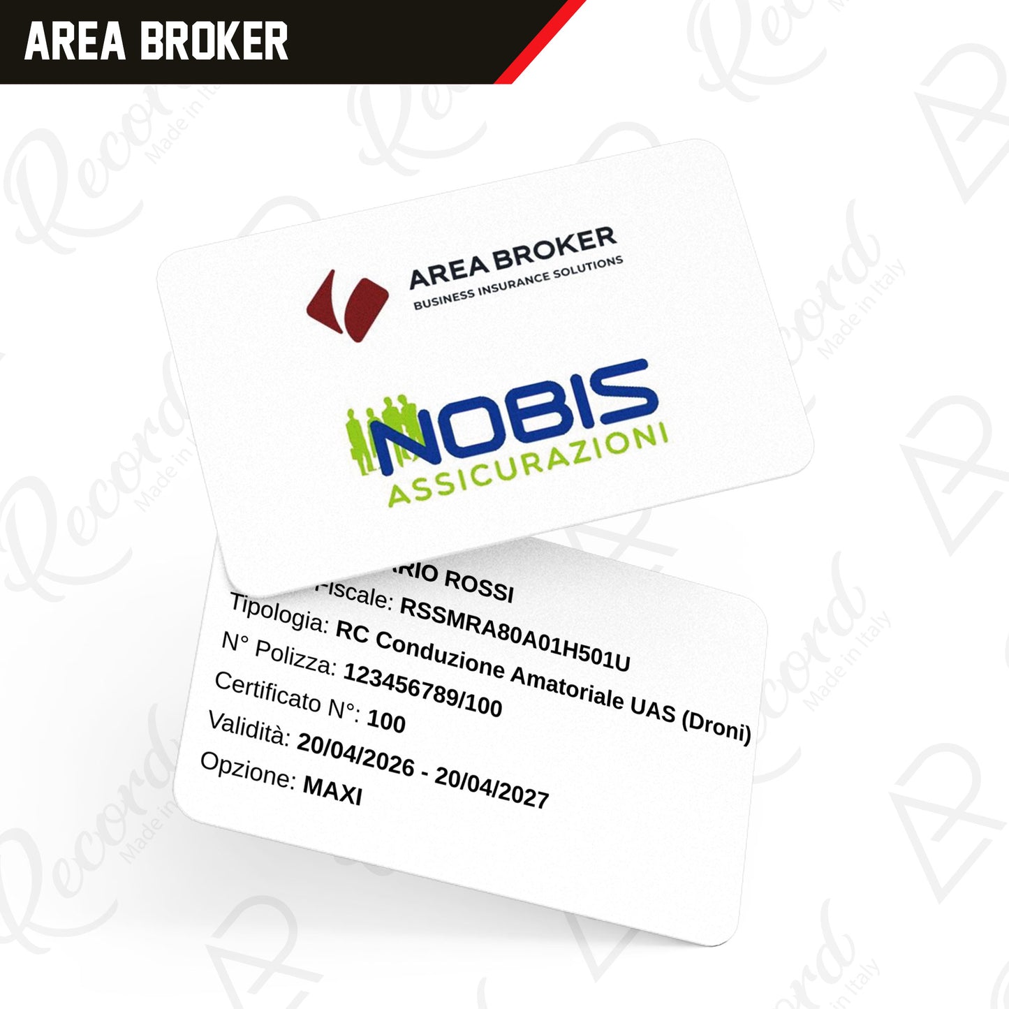 CARD ASSICURAZIONE AREA BROKER