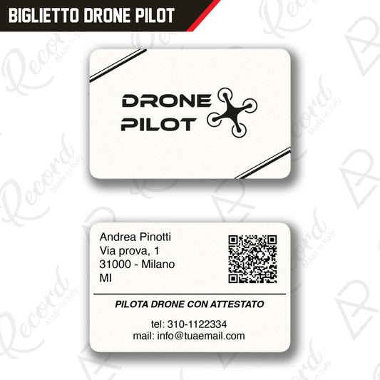 BIGLIETTO DA VISITA DRONE PILOT