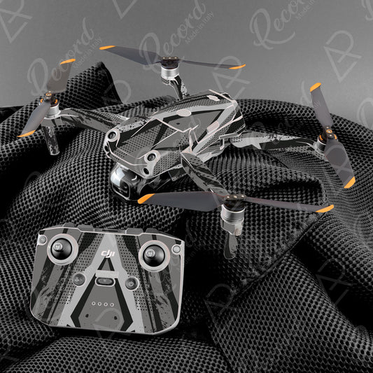 SKIN SERIE AIR 2 AIR 2S - ABSTRACT GREY - Andrea Pinotti Official