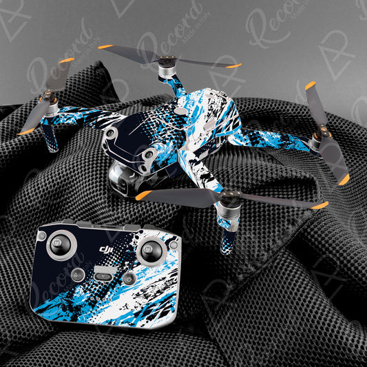 SKIN SERIE AIR 2 AIR 2S - ABSTRACT BLU - Andrea Pinotti Official
