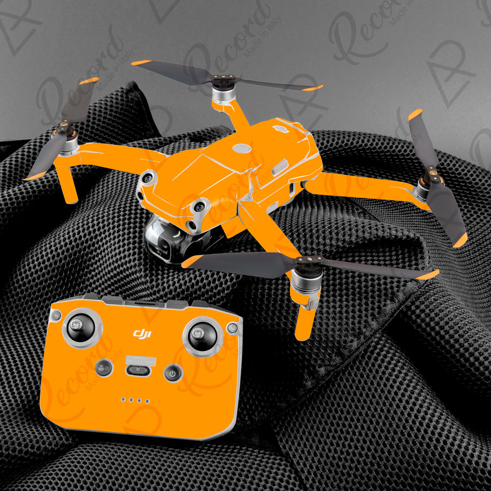 SKIN SERIE AIR 2 AIR 2S - ARANCIO FLUO - Andrea Pinotti Official