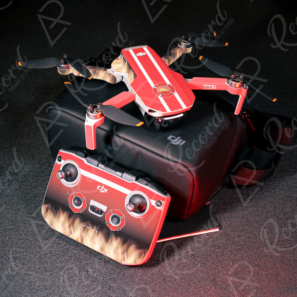 SKIN SERIE MAVIC MINI 1|2|3 PRO VIGILI DEL FUOCO - Andrea Pinotti Official