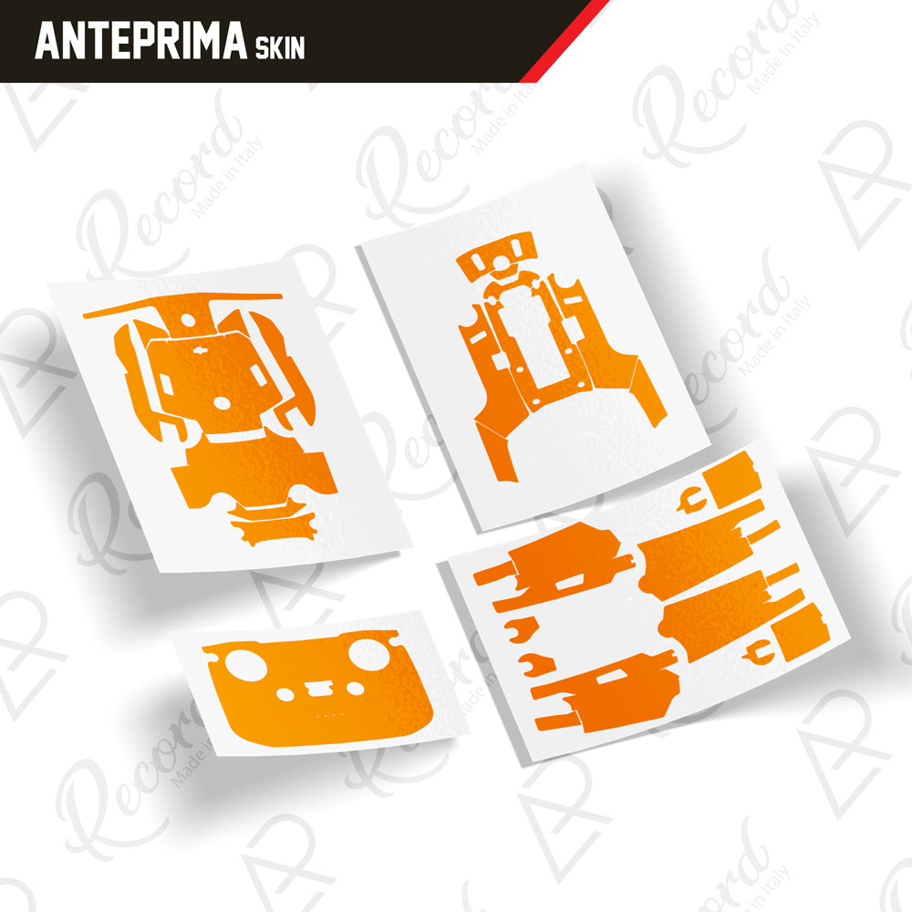 SKIN SERIE AIR 2 AIR 2S - ARANCIO FLUO - Andrea Pinotti Official