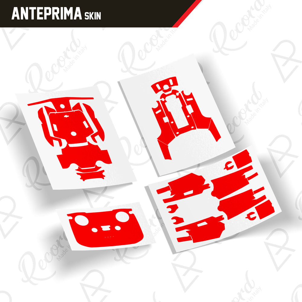 SKIN SERIE AIR 2 AIR 2S - ROSSO FLUO - Andrea Pinotti Official
